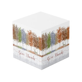 Danke an Erntedank Bäume und einsamen Hirsch Würfel