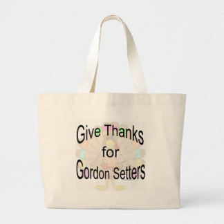 Danke an Gordon Setters Jumbo Stoffbeutel