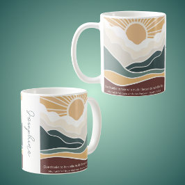 Danke an Ihm Christlich Boho Sunrise Kaffeetasse