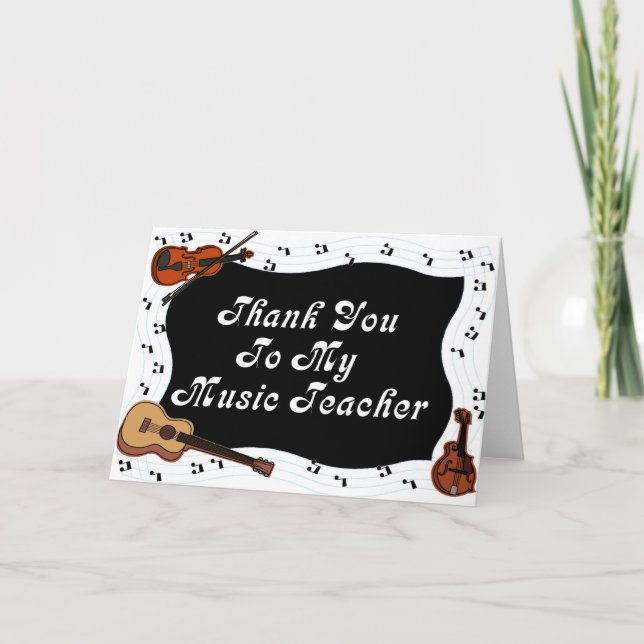 Danke an meinen Musiklehrer (Vorderseite)