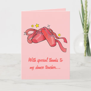 Danke an meinen Tanzlehrer: Red Ballet Shoes