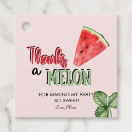 Danke an Melon | Wassermelone | Geburtstag Geschenkanhänger