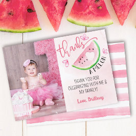 Danke an Melon Watermelon Foto Danke Einladung