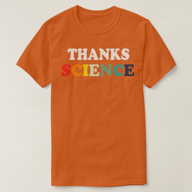 Danke an Science Vaccine Spritze Mini Button Abzei T-Shirt (Design vorne)