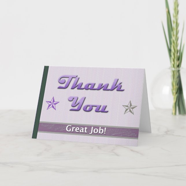 Danke Angestellte Beziehungen (Vorderseite)