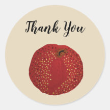 Danke, Apple Teacher Party Stickers