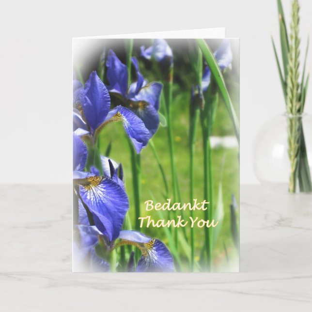 Danke auf niederländisches und englisch (Vorderseite)