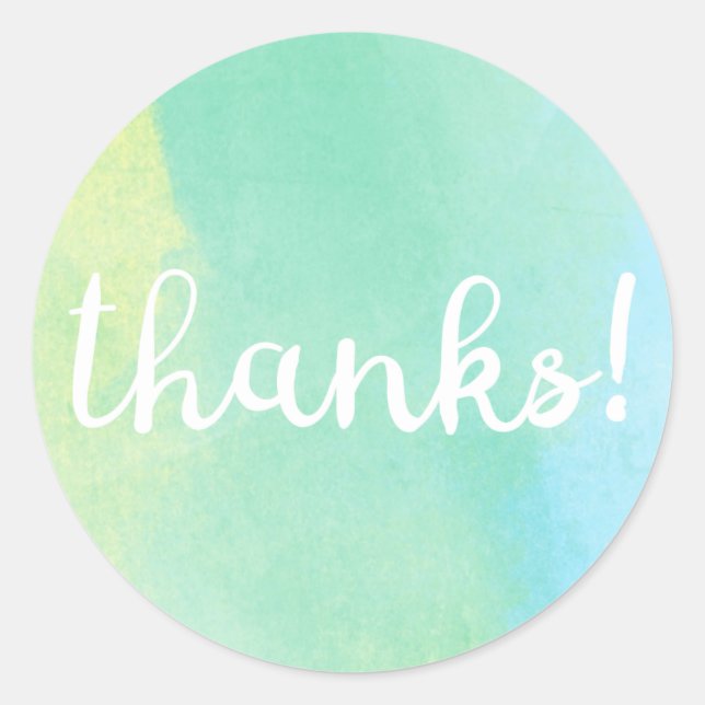 Danke! Aufkleber (Vorderseite)