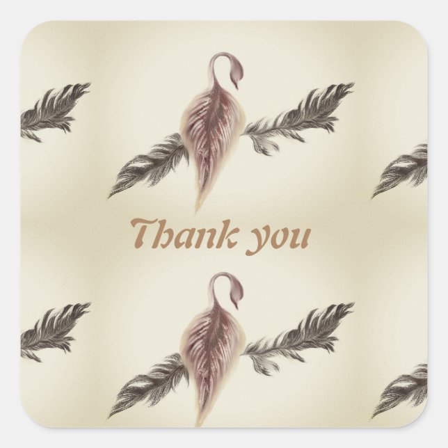 Danke, Aufkleber (Vorderseite)