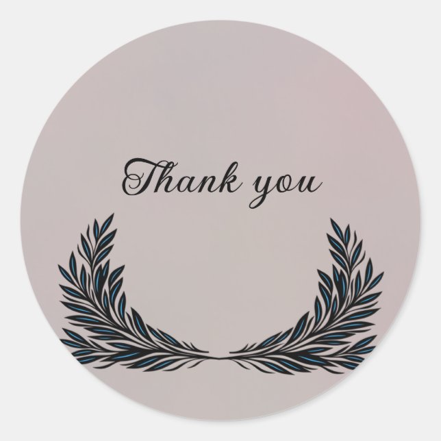 Danke, Aufkleber (Vorderseite)