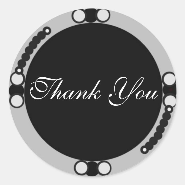 Danke, Aufkleber / Umschlag Aufkleber (Vorderseite)