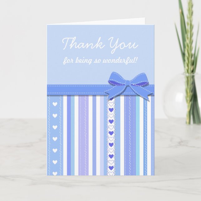 Danke, Baby Dusche Geschenk Dankeskarte (Vorderseite)