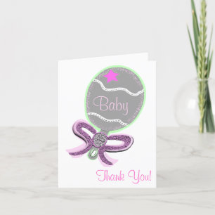 Danke Baby Duwer Elegante Pink Rattle