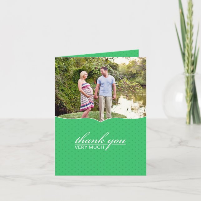 Danke, Baby Showcard Dankeskarte (Vorderseite)