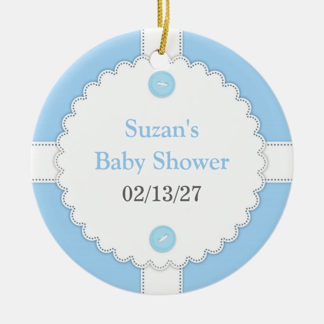 Danke Baby Shower Fevor Ornament (Vorne)