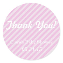 Danke, Baby Shower Stickers
