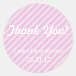 Danke, Baby Shower Stickers