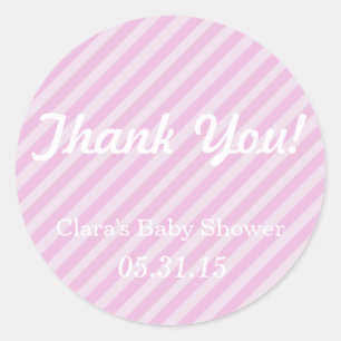 Danke, Baby Shower Stickers