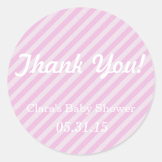 Danke, Baby Shower Stickers