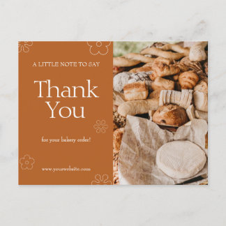 Danke Bäckerei Postkarte