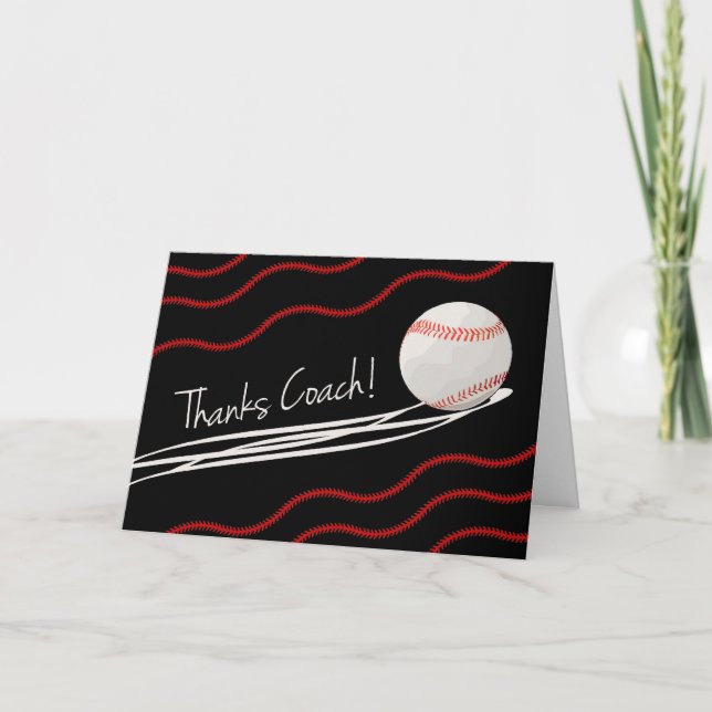 Danke Baseball Coach, Fast Ball & Stitches (Vorderseite)