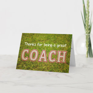 danke Baseballtrainer