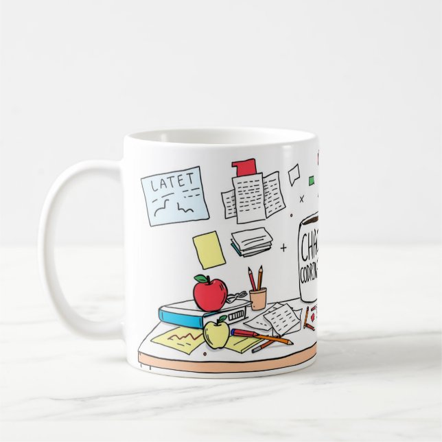 Danke Bester Lehrer Aller Zeiten Benutzerdefiniert Kaffeetasse (Links)