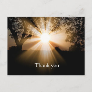 Danke Bibel Schrift Sonnenaufgang Panorama Postkarte