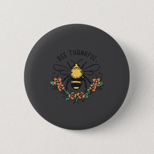 Danke Biene Lustiger Thanksgiving Herbstsaison Pun Button