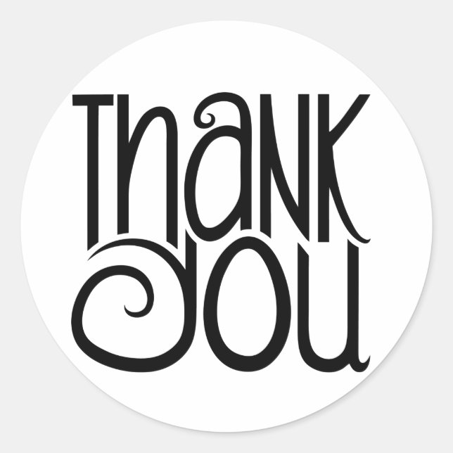 Danke, Black Sticker (Vorderseite)