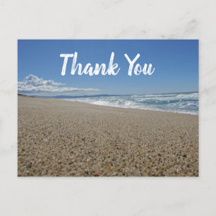 Danke Blau Himmel Strand Pflegekraft Anerkennung Postkarte