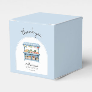 Danke Blue Farmers Market Baby Boy Shower Geschenkschachtel