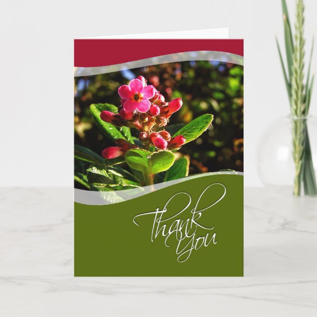 Danke Blume Card (Vorderseite)