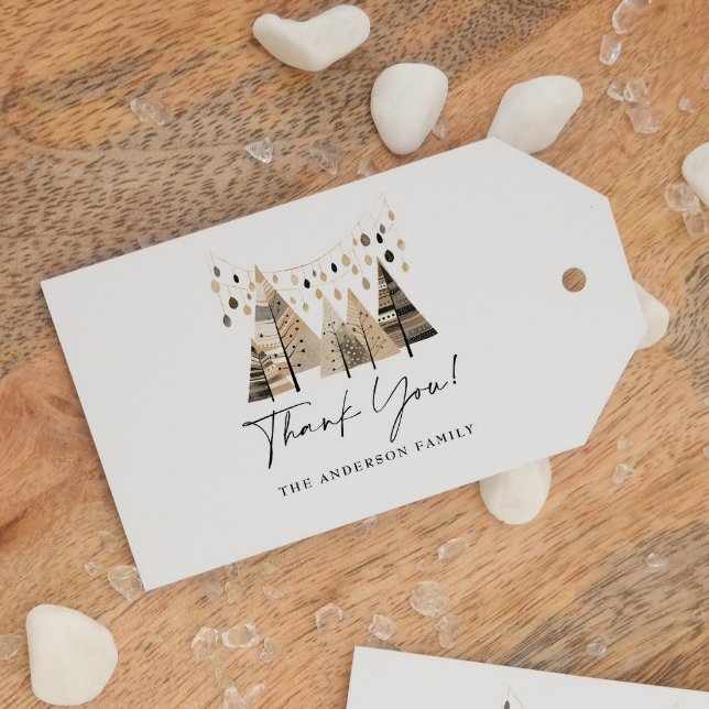 Danke Boho Christmas Geschenkanhänger (Von Creator hochgeladen)