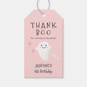 Danke Boo Halloween Girl Geburtstagsparty Geschenkanhänger