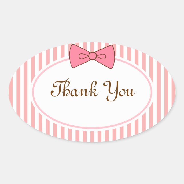 Danke, Bow Stickers (Vorderseite)