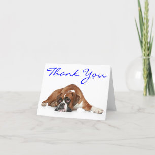 Danke Boxer Puppy Dog Notecard