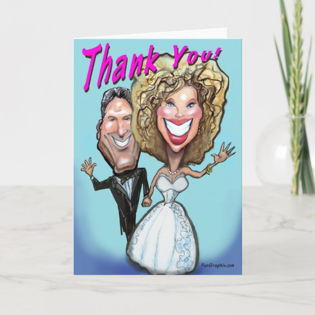 Danke, Bride Card Dankeskarte (Vorderseite)