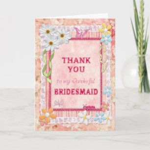 Danke Bridesmaid, Blume Kundenkarte