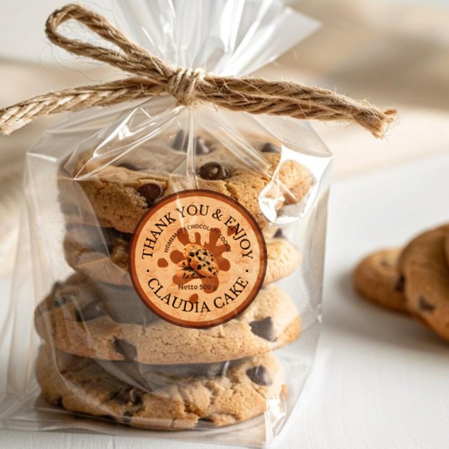 Danke Business Food Runder Aufkleber (Von Creator hochgeladen)