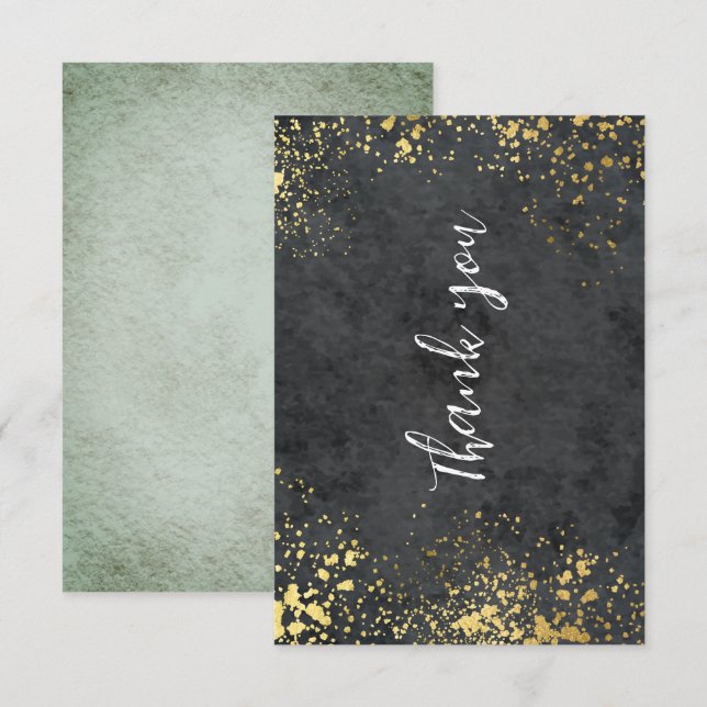 Danke, Card 3.5"x5 Dankeskarte (Vorne/Hinten)