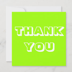 Danke, Chartreuse grün weiß