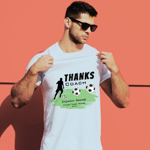Danke Coach Football Soccer Spieler Danke T-Shirt