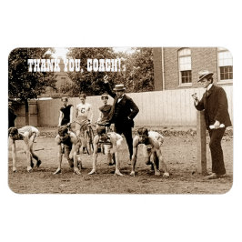 Danke, Coach. Foto für Vintage Sportarten - Magnet