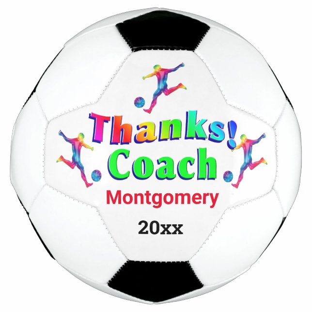 Danke Coach Keepake Fußball (Vorderseite)