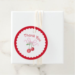 Danke Coquette Cherry Brautparty Geschenkanhänger