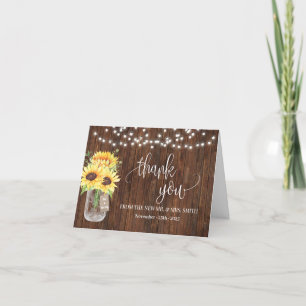 Danke Country Sunflowers Bridal Wedding