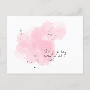 Danke dafür, etwas geheilt zu haben, das du nicht  postkarte