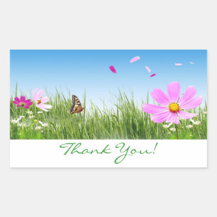 Danke, Daisy Flower Garden Stickers