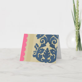 Danke, Damask Dankeskarte